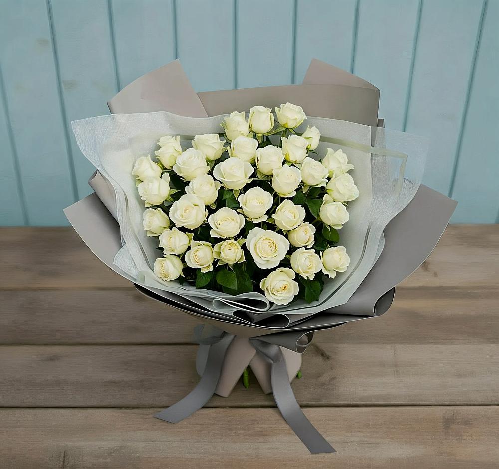 Букет Белоснежная нежность в Тарбагатае