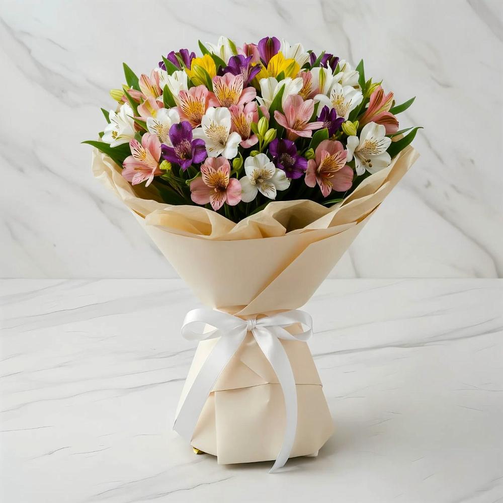 Букет цветов из: Альстромерии в Тарбагатае