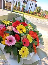 Букет цветов из:  Герберы #REPLACE_PRED# Тарбагатае