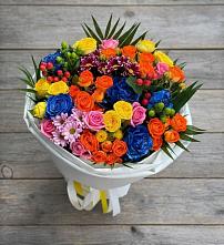 Букет цветов из:  Розы и Хризантемы #REPLACE_PRED# Тарбагатае